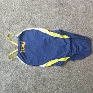 Speedo Endurance+ High Cut Competition TCNJ Swimsuit